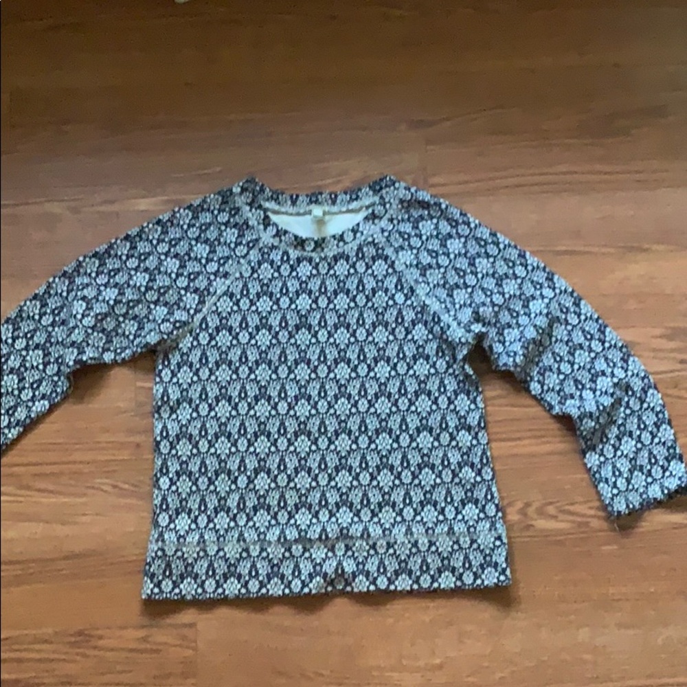J.Crew 3/4 sleeve length top